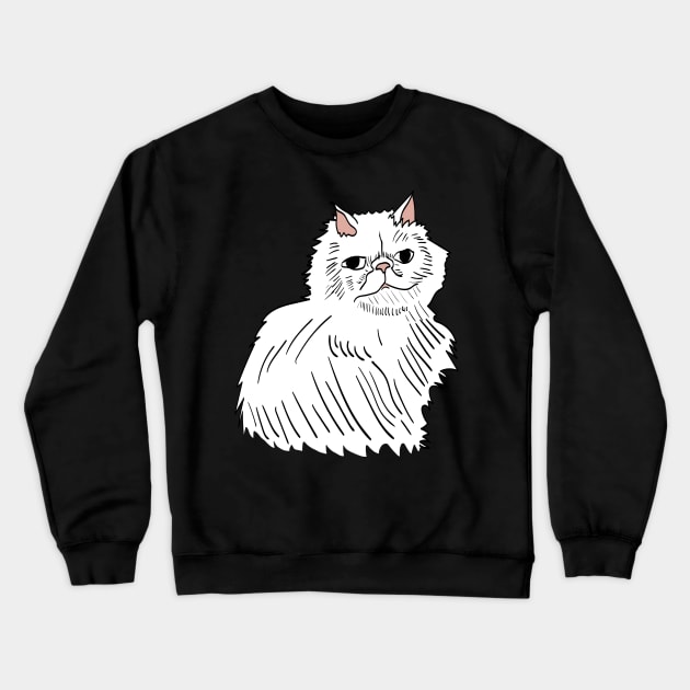 persian cat Crewneck Sweatshirt by Max